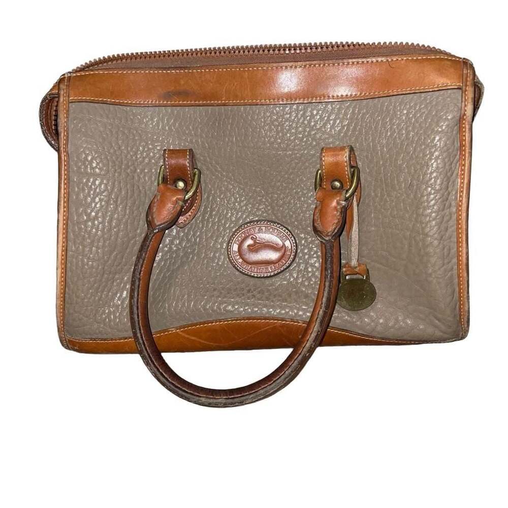 Vintage Dooney & Bourke All-Weather Leather Satchel Handbag A186725